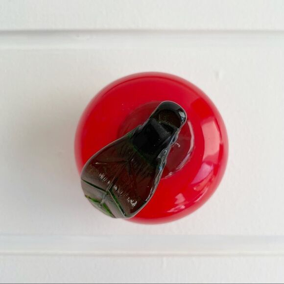 Set of Vintage Murano Blown Glass Fruit & Veggie Apple, Banana, Eggplant, Carrot - Picture 5 of 10